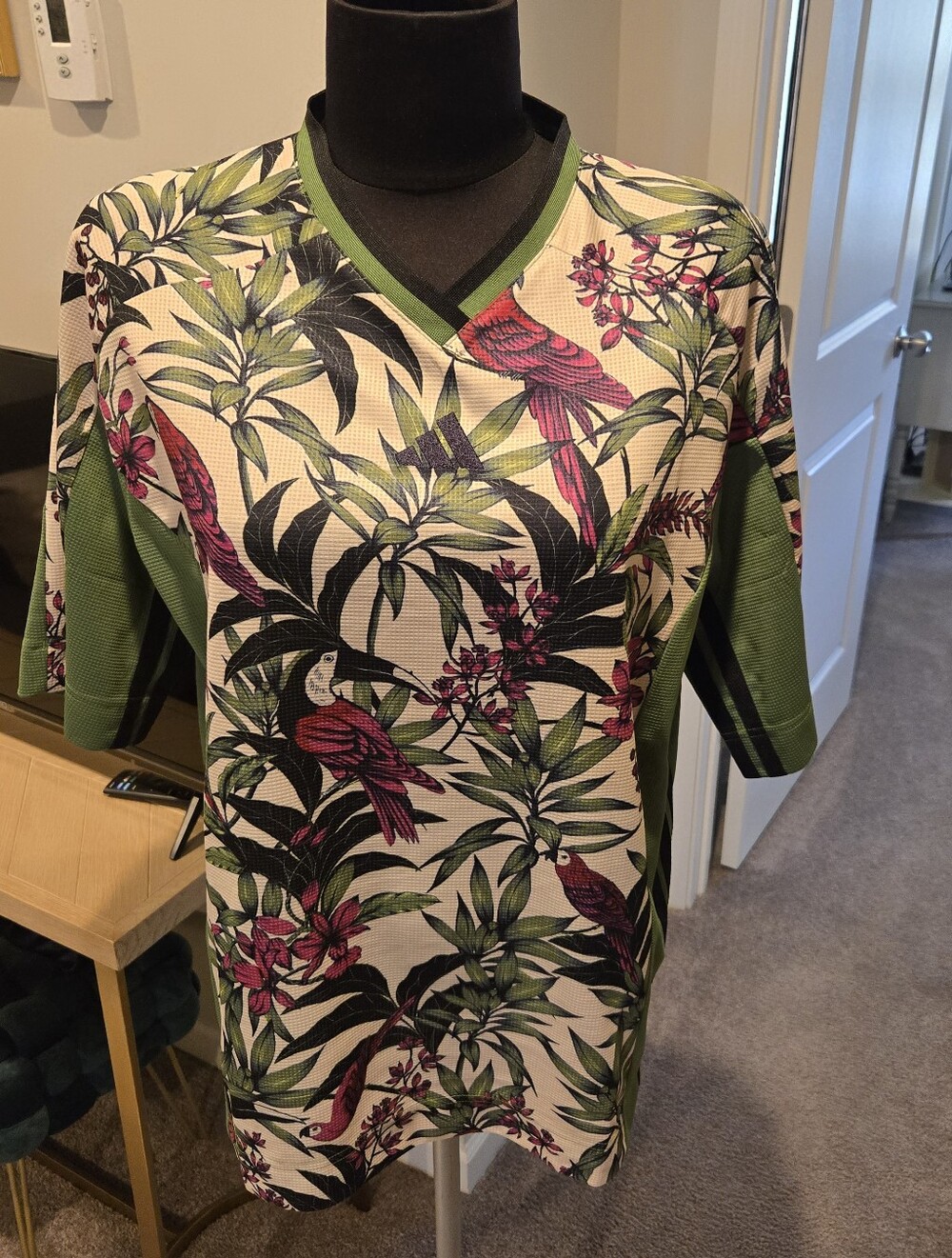 Adidas Farm Rio Short Sleeve Top - Green Accents